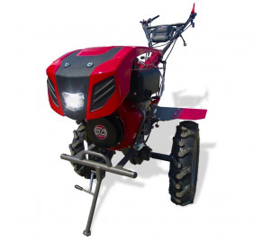 Мотоблок WEIMA DELUXE WM1100FE - 6 КМ Diff с капотом и фарой (бензин 16 л.с.,эл.старт., КПП 4+2 скор, 5,00-12)